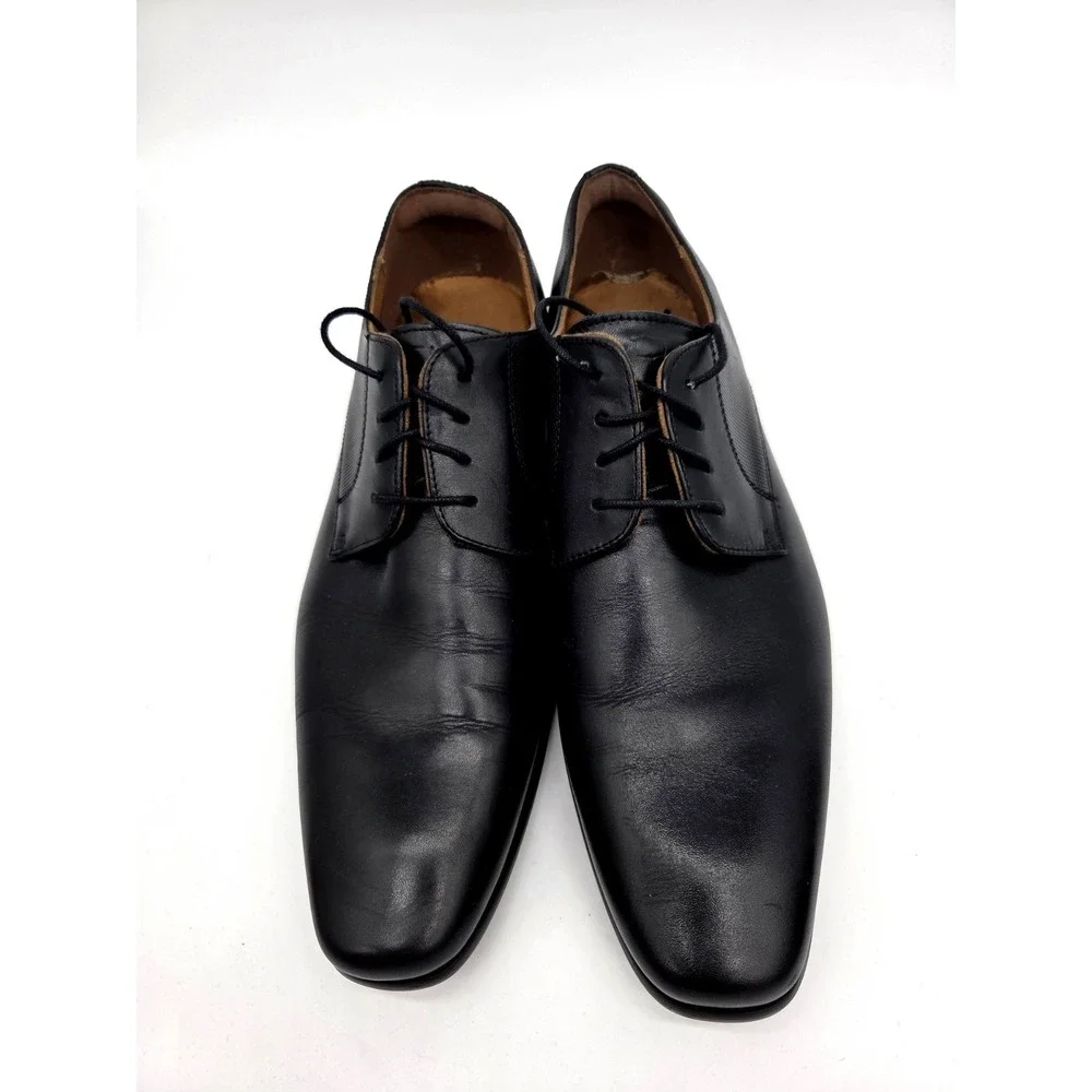 Florsheim Jackson Plain Toe Oxford Dress Shoes 11 Mens LEATHER black